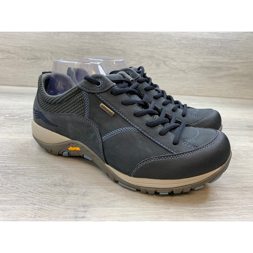 Dansko Paisley Navy Blue Waterproof Vibram Walking Shoes Women's 9.5 W
